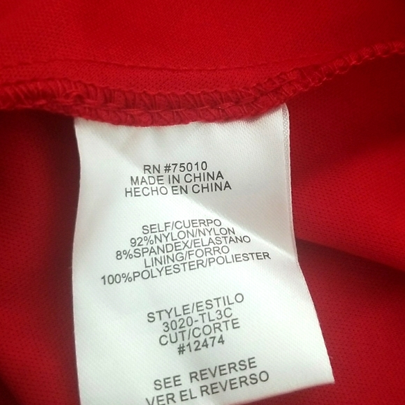 City Triangles Plus Size Lace Roses Overlay Fully Lined Dress - Picture 8 of 8